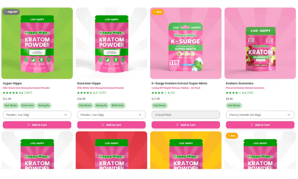 Happy Hippo Product Range – What Happy Hippo Offers