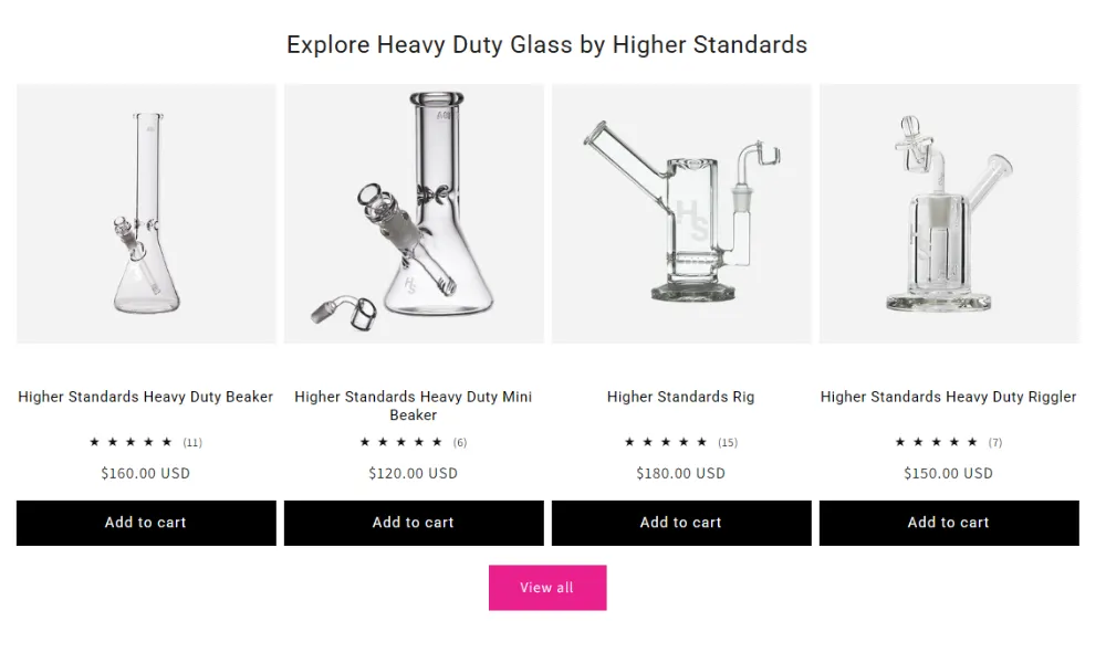 Higher Standards Product Line & Design Excellence