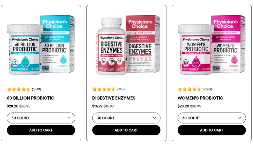 Physician’s Choice Product Line Overview